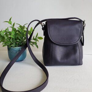 EUC Vintage Coach Soho Small Flap Bag (#4108) in Ink (Dark Purple)